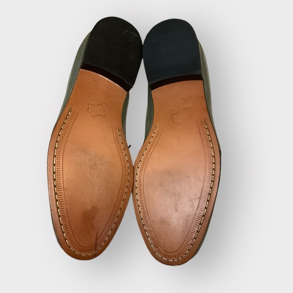 Dieppa Restrepo Metallic Mint Leather Lace Oxfords 8.5 - Like New! - Picture 6 of 8